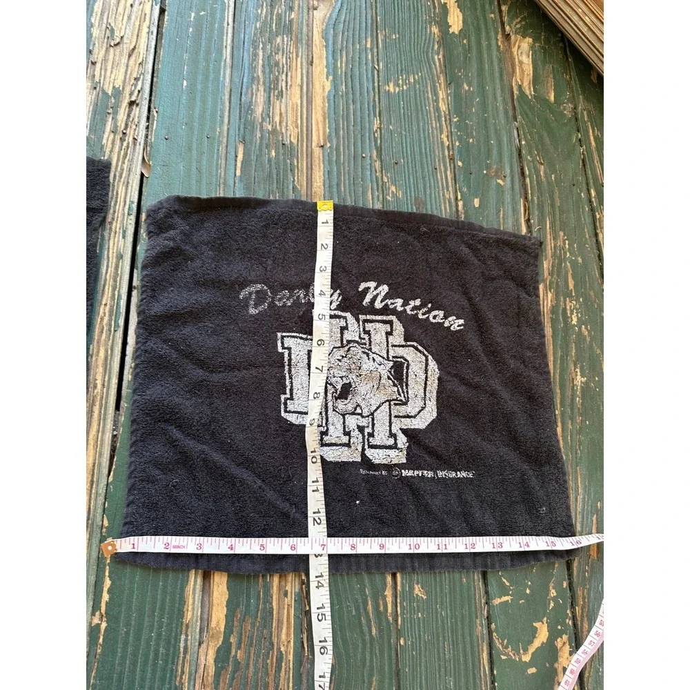 Darby Panthers Go Nation Black Towel Bandana Neck Gaiter